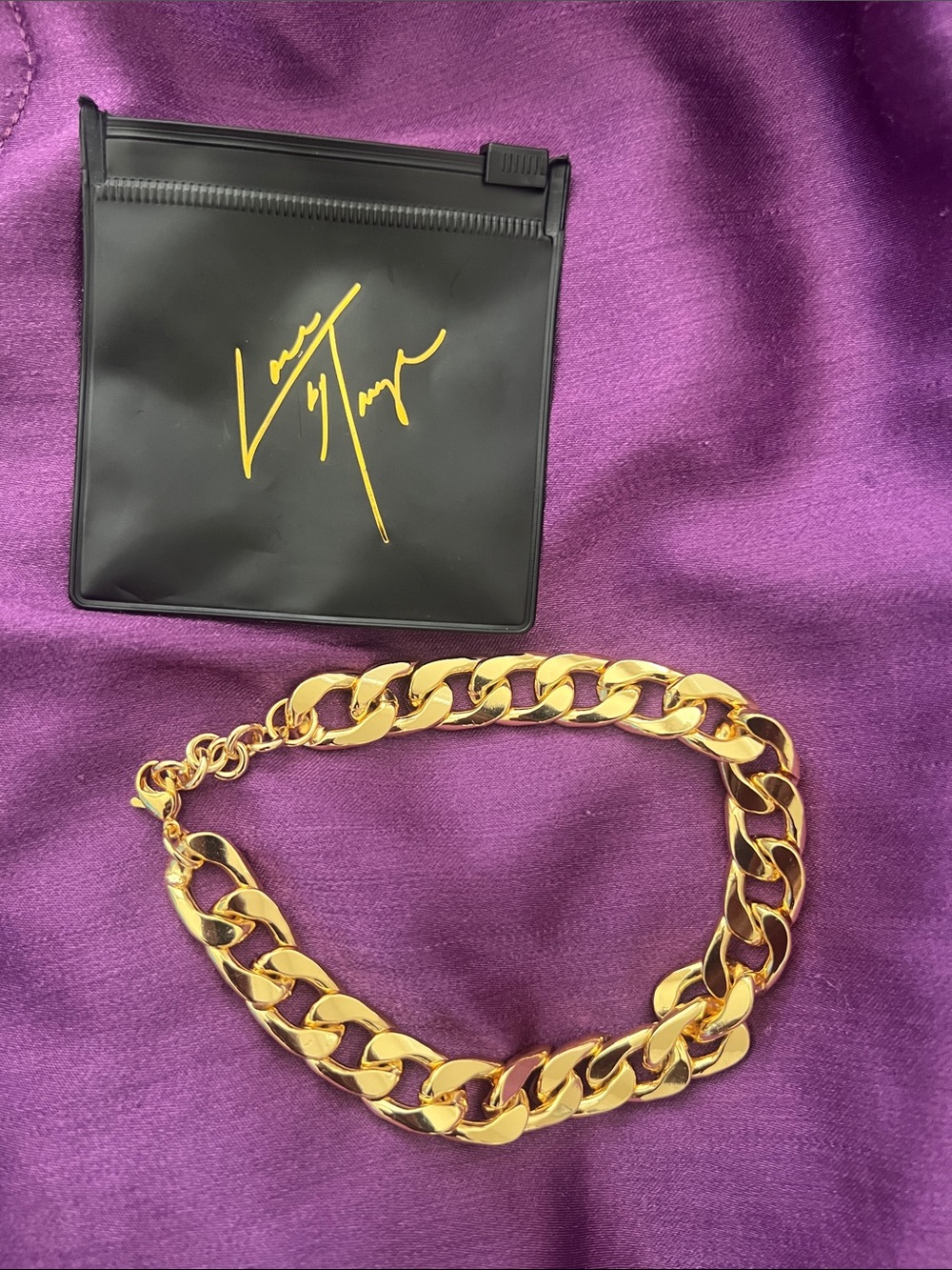 Gold Cuban Link Chain Anklet